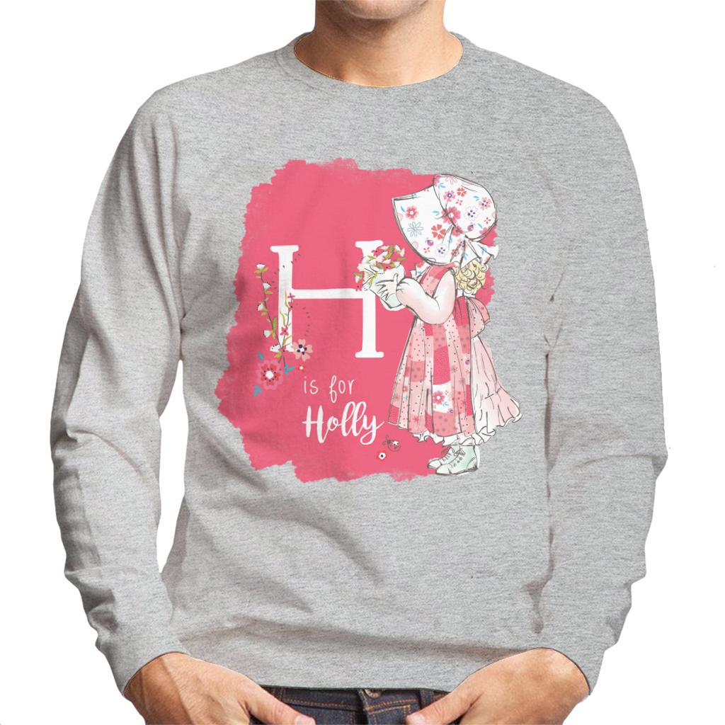 Holly Hobbie Classic H Is For Holly Men's Sweatshirt-ALL + EVERY