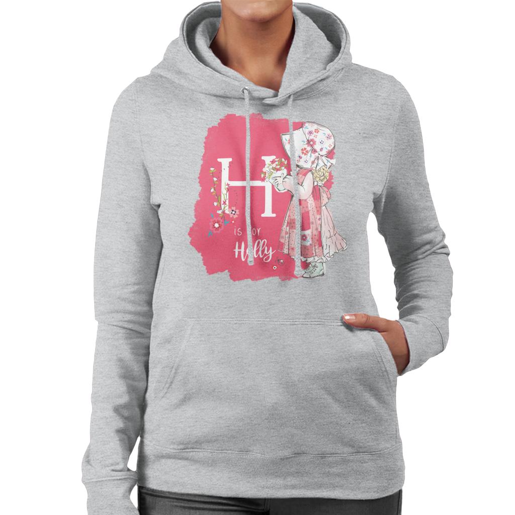 Holly Hobbie Classic H Is For Holly Women's Hooded Sweatshirt-ALL + EVERY