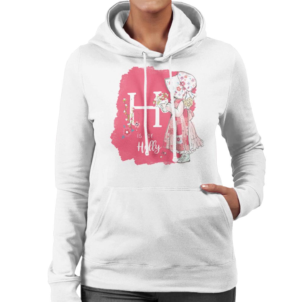 Holly Hobbie Classic H Is For Holly Women's Hooded Sweatshirt-ALL + EVERY