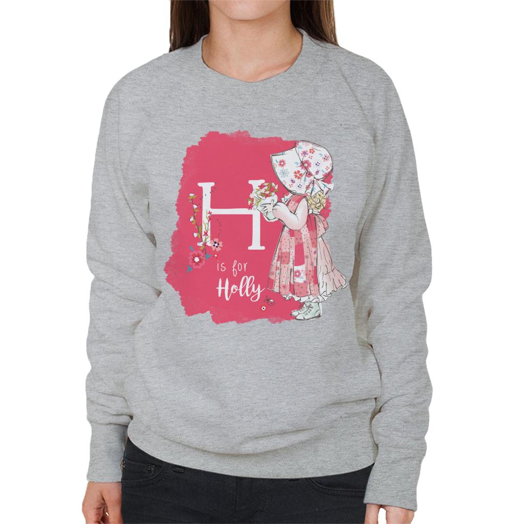 Holly Hobbie Classic H Is For Holly Women's Sweatshirt-ALL + EVERY