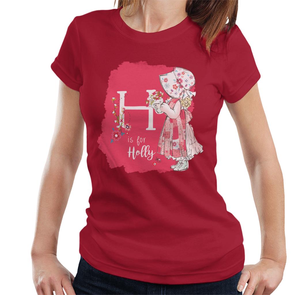 Holly Hobbie Classic H Is For Holly Women's T-Shirt-ALL + EVERY