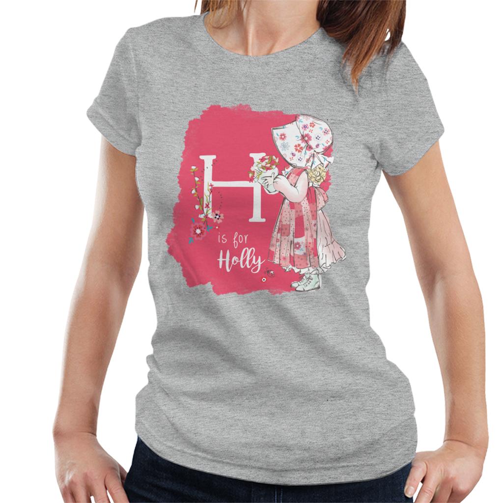 Holly Hobbie Classic H Is For Holly Women's T-Shirt-ALL + EVERY