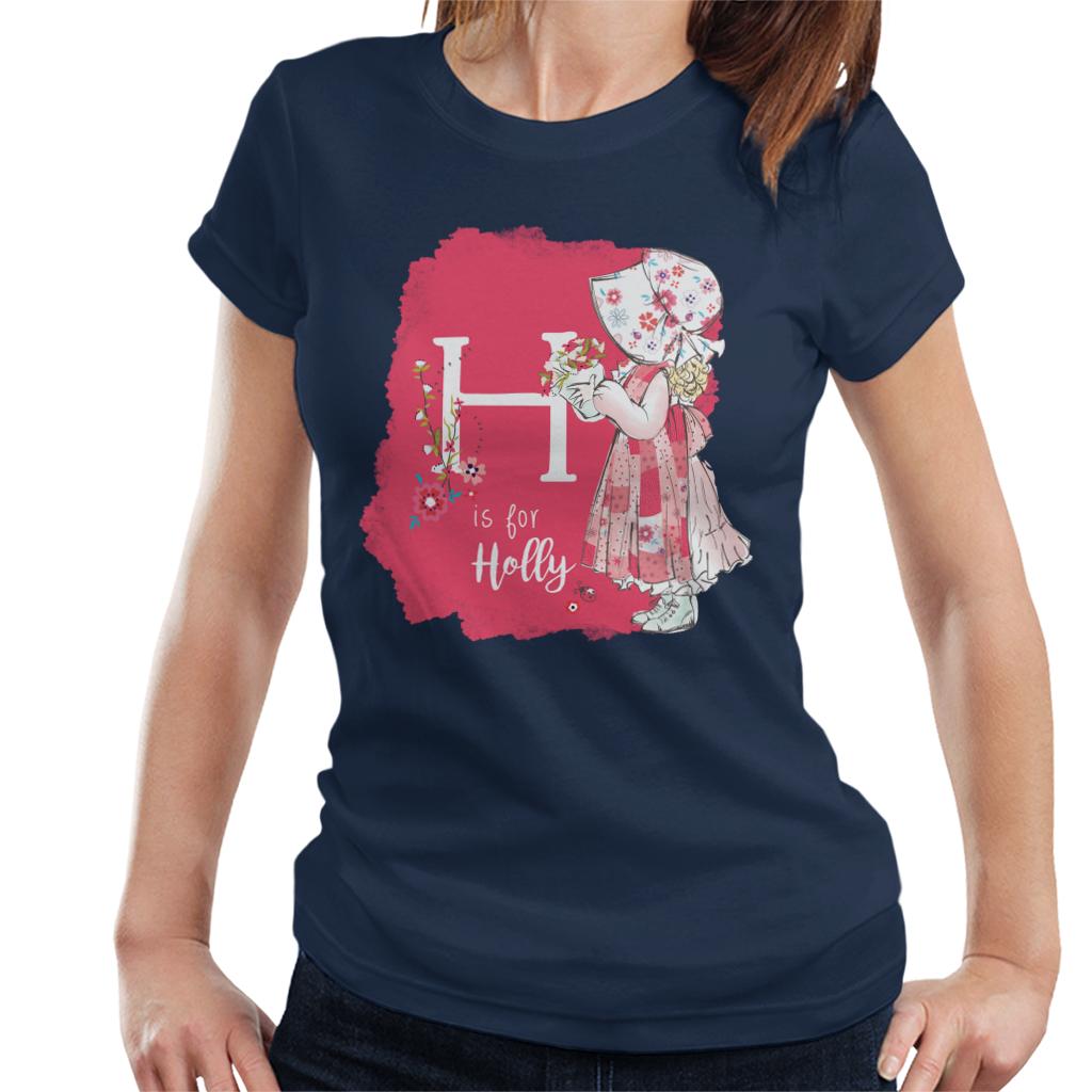 Holly Hobbie Classic H Is For Holly Women's T-Shirt-ALL + EVERY