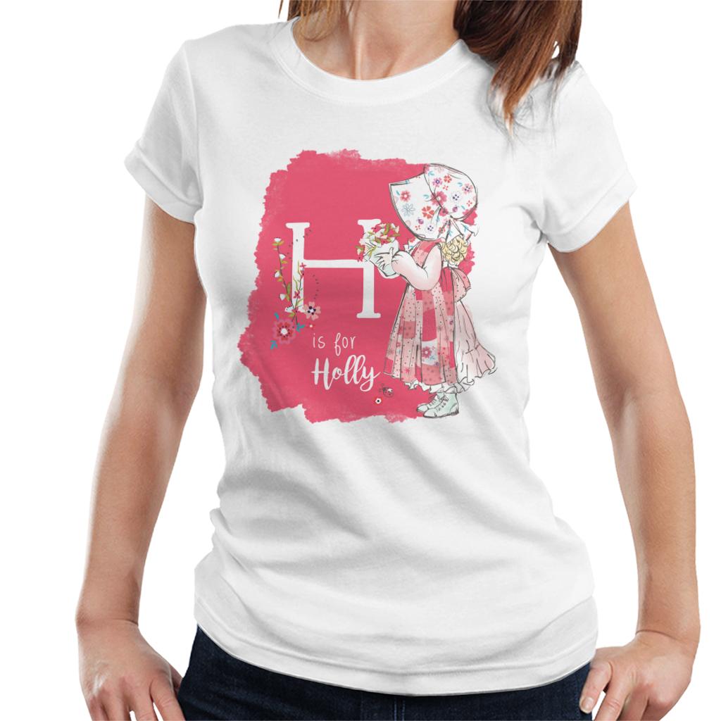 Holly Hobbie Classic H Is For Holly Women's T-Shirt-ALL + EVERY