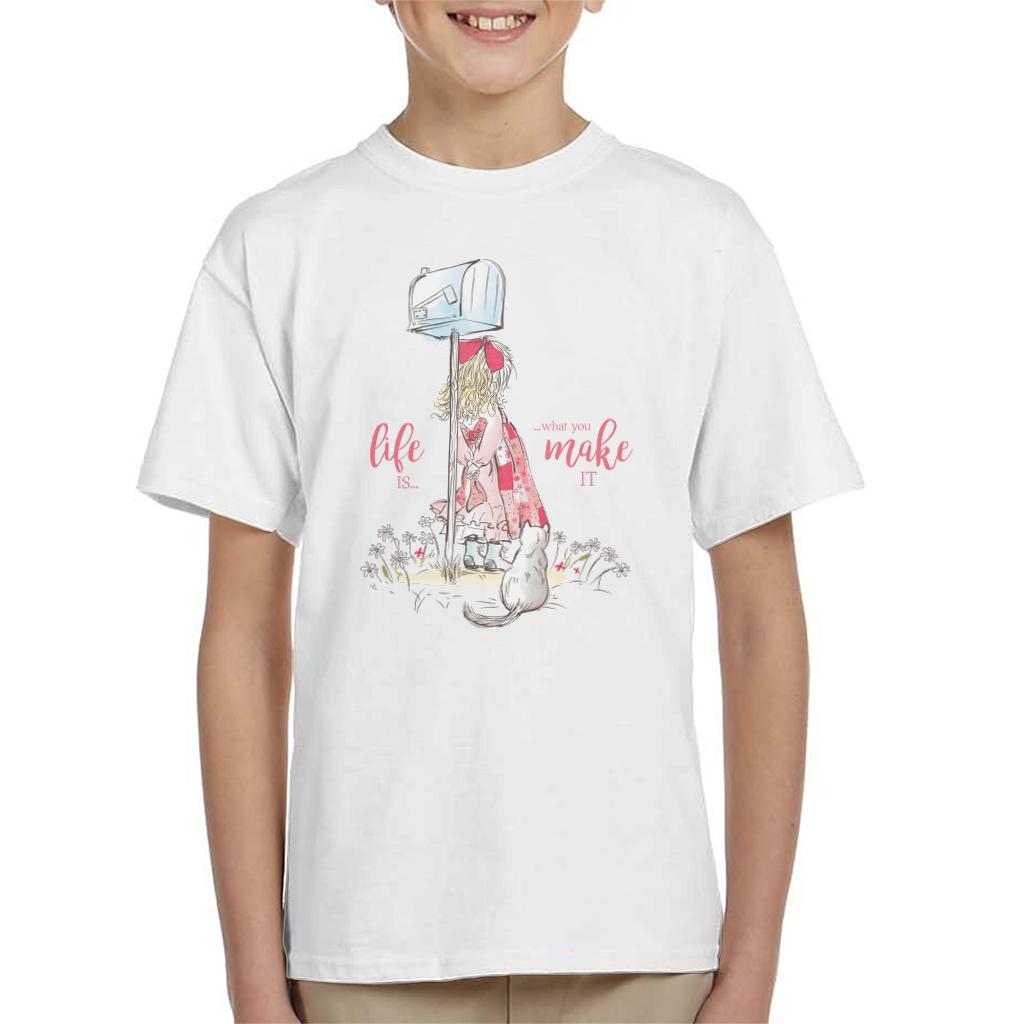 Holly Hobbie Classic Life Is What You Make It Kid's T-Shirt-ALL + EVERY