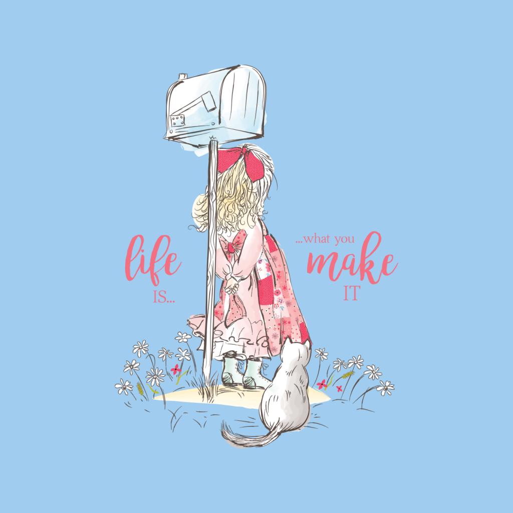 Holly Hobbie Classic Life Is What You Make It Men's Sweatshirt-ALL + EVERY