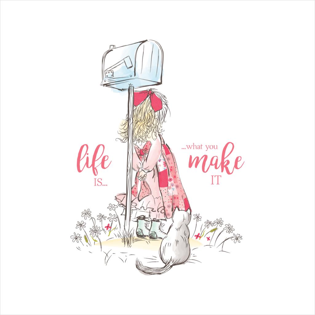 Holly Hobbie Classic Life Is What You Make It Men's Sweatshirt-ALL + EVERY