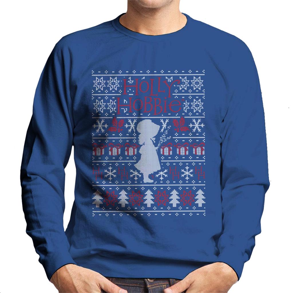 Holly Hobbie Heritage Christmas Silhouette Men's Sweatshirt-ALL + EVERY