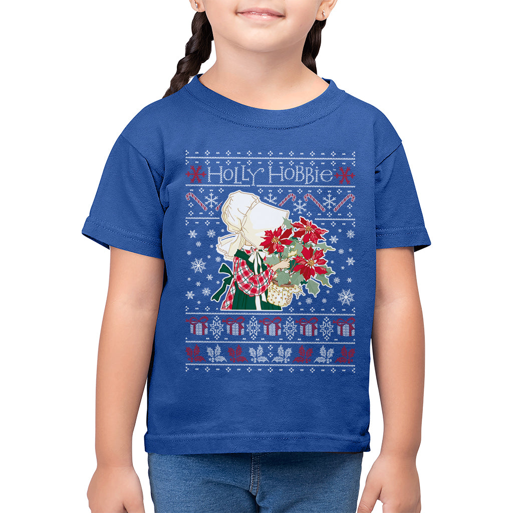 Holly Hobbie Heritage Christmas Holly Kid's T-Shirt-ALL + EVERY