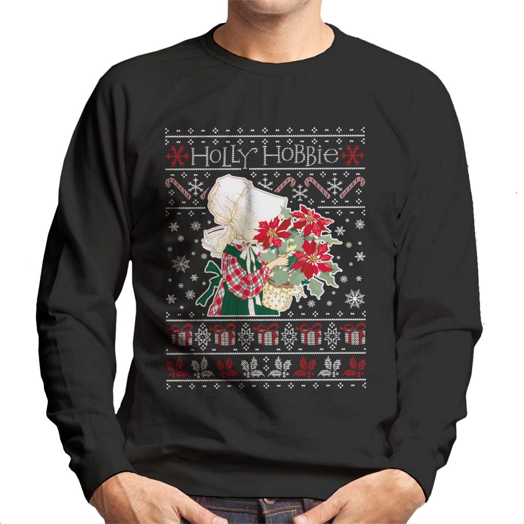 Holly Hobbie Heritage Christmas Holly Men's Sweatshirt-ALL + EVERY