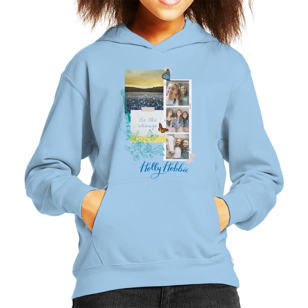 Holly Hobbie Be The Change Kid's Hooded Sweatshirt-ALL + EVERY