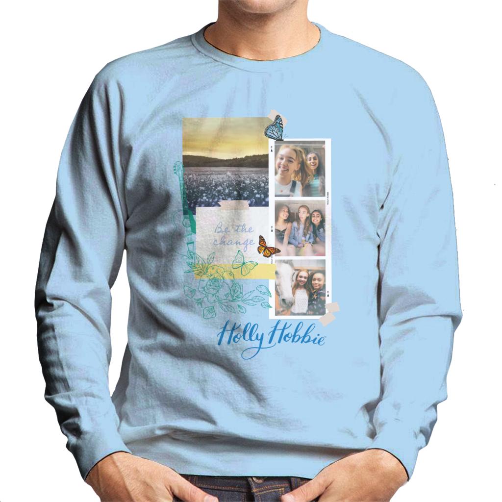 Holly Hobbie Be The Change Men's Sweatshirt-ALL + EVERY