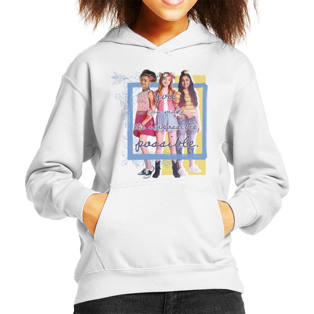 Holly Hobbie You Can Make The Impossible Possible Kid's Hooded Sweatshirt-ALL + EVERY