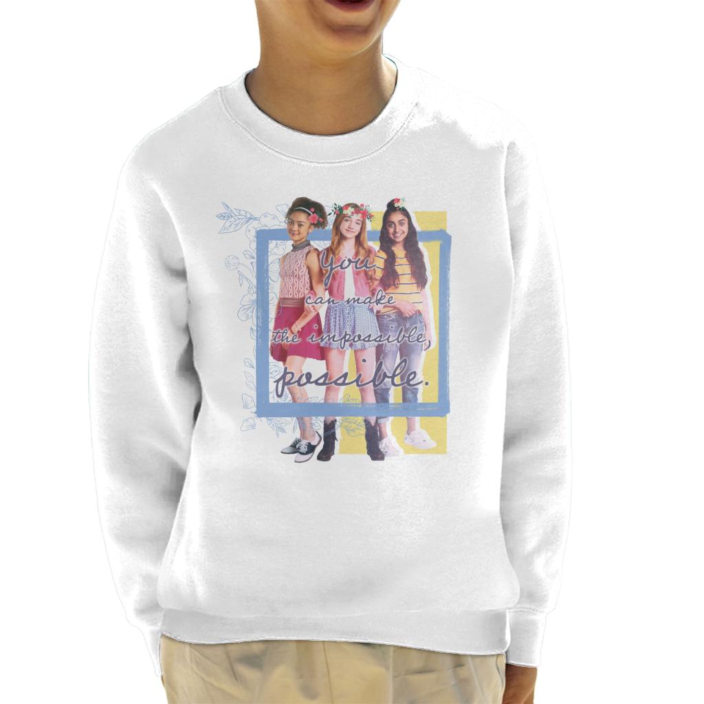 Holly Hobbie You Can Make The Impossible Possible Kid's Sweatshirt-ALL + EVERY