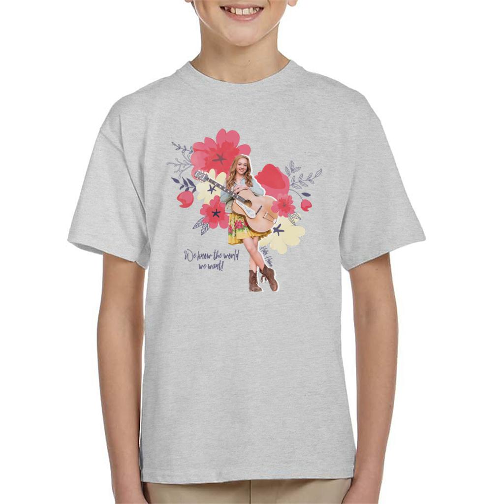 Holly Hobbie We Know The World We Want Kid's T-Shirt-ALL + EVERY