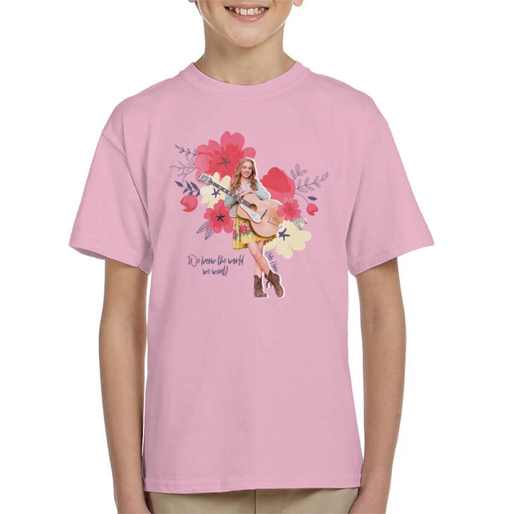 Holly Hobbie We Know The World We Want Kid's T-Shirt-ALL + EVERY