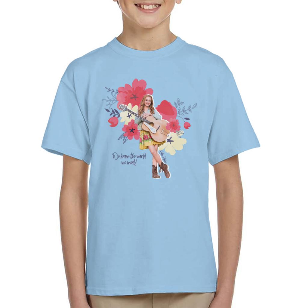 Holly Hobbie We Know The World We Want Kid's T-Shirt-ALL + EVERY