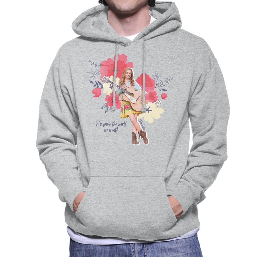 Holly Hobbie We Know The World We Want Men's Hooded Sweatshirt-ALL + EVERY