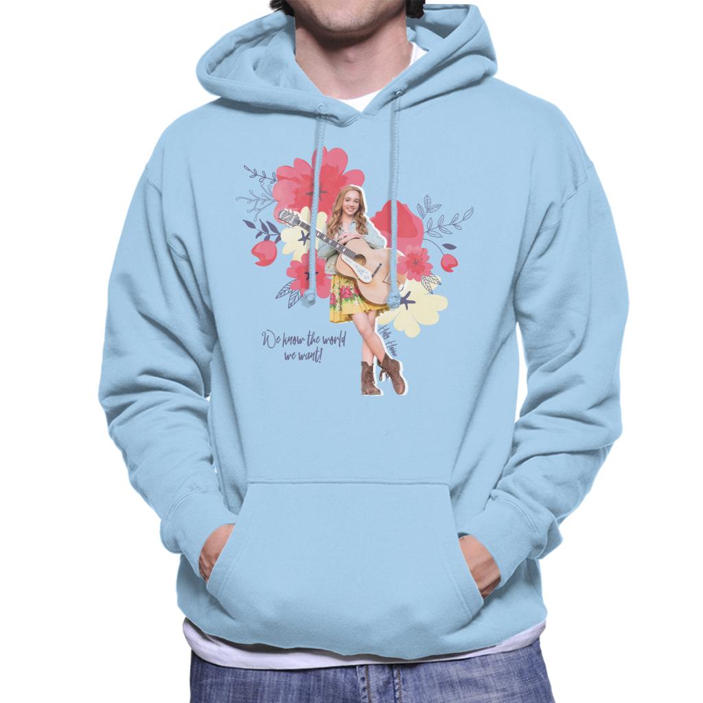 Holly Hobbie We Know The World We Want Men's Hooded Sweatshirt-ALL + EVERY