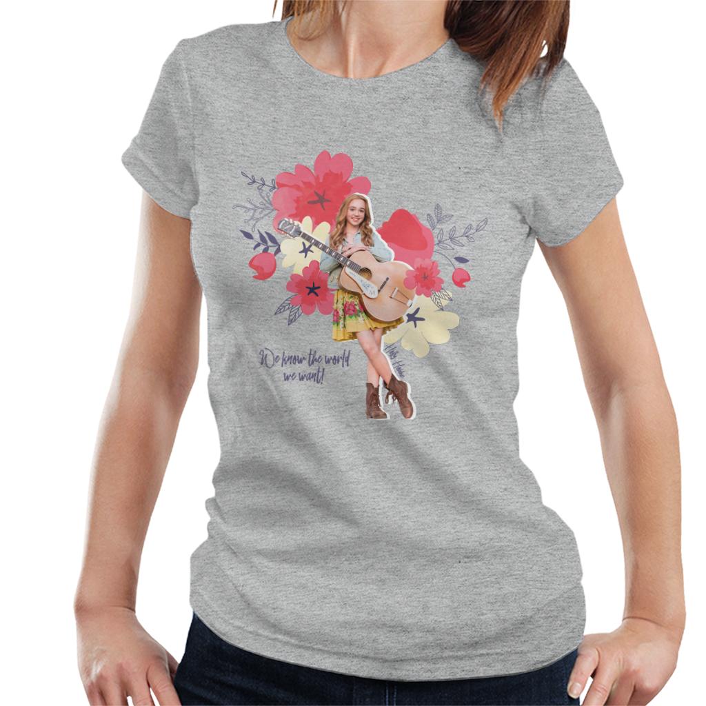 Holly Hobbie We Know The World We Want Women's T-Shirt-ALL + EVERY