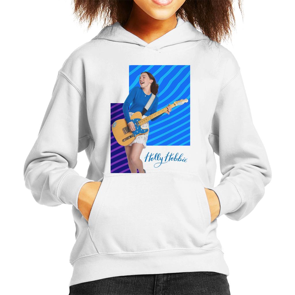 Holly Hobbie Playing Guitar Kid's Hooded Sweatshirt-ALL + EVERY