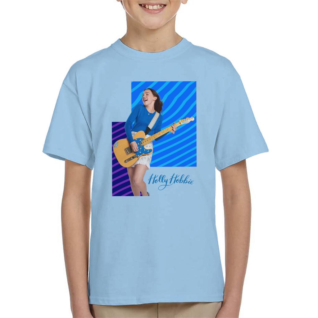 Holly Hobbie Playing Guitar Kid's T-Shirt-ALL + EVERY