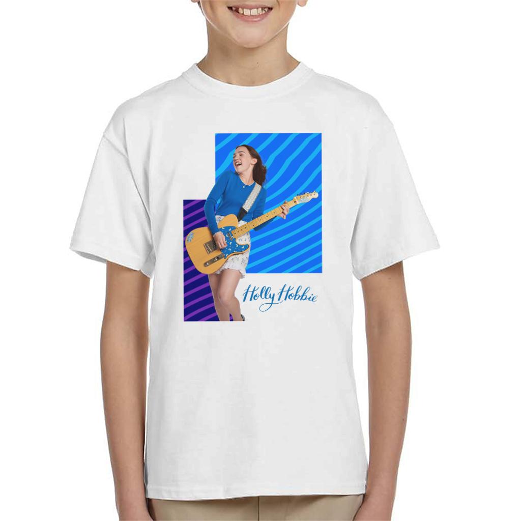 Holly Hobbie Playing Guitar Kid's T-Shirt-ALL + EVERY