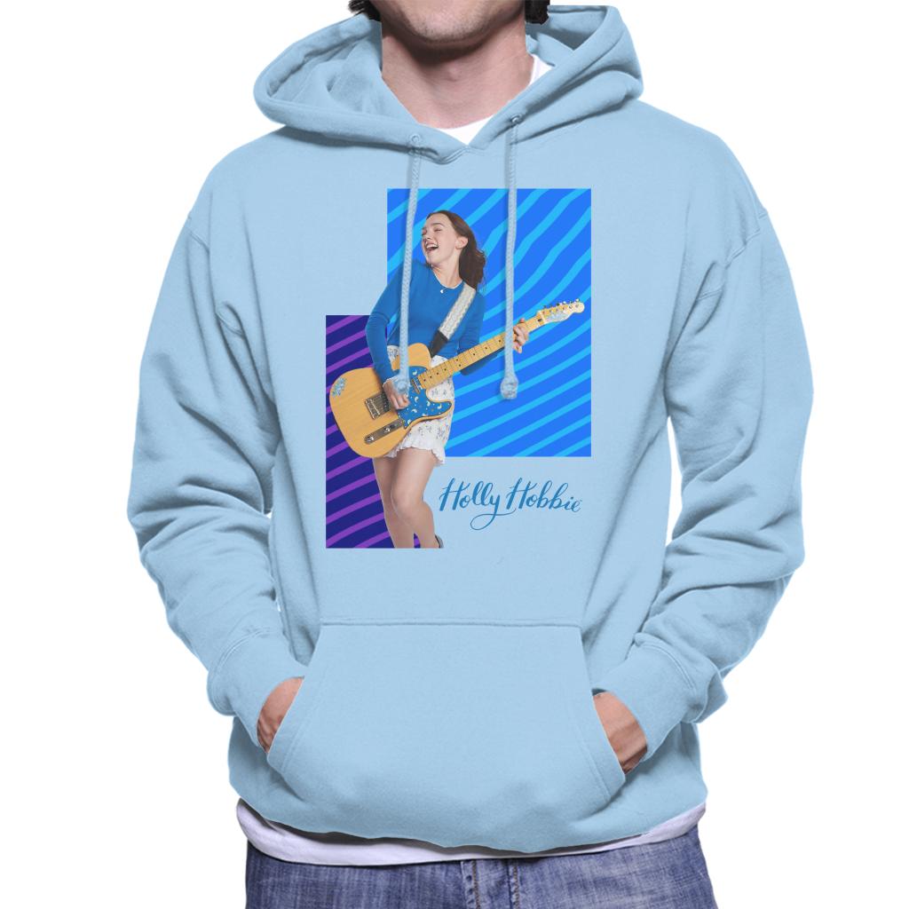 Holly Hobbie Playing Guitar Men's Hooded Sweatshirt-ALL + EVERY