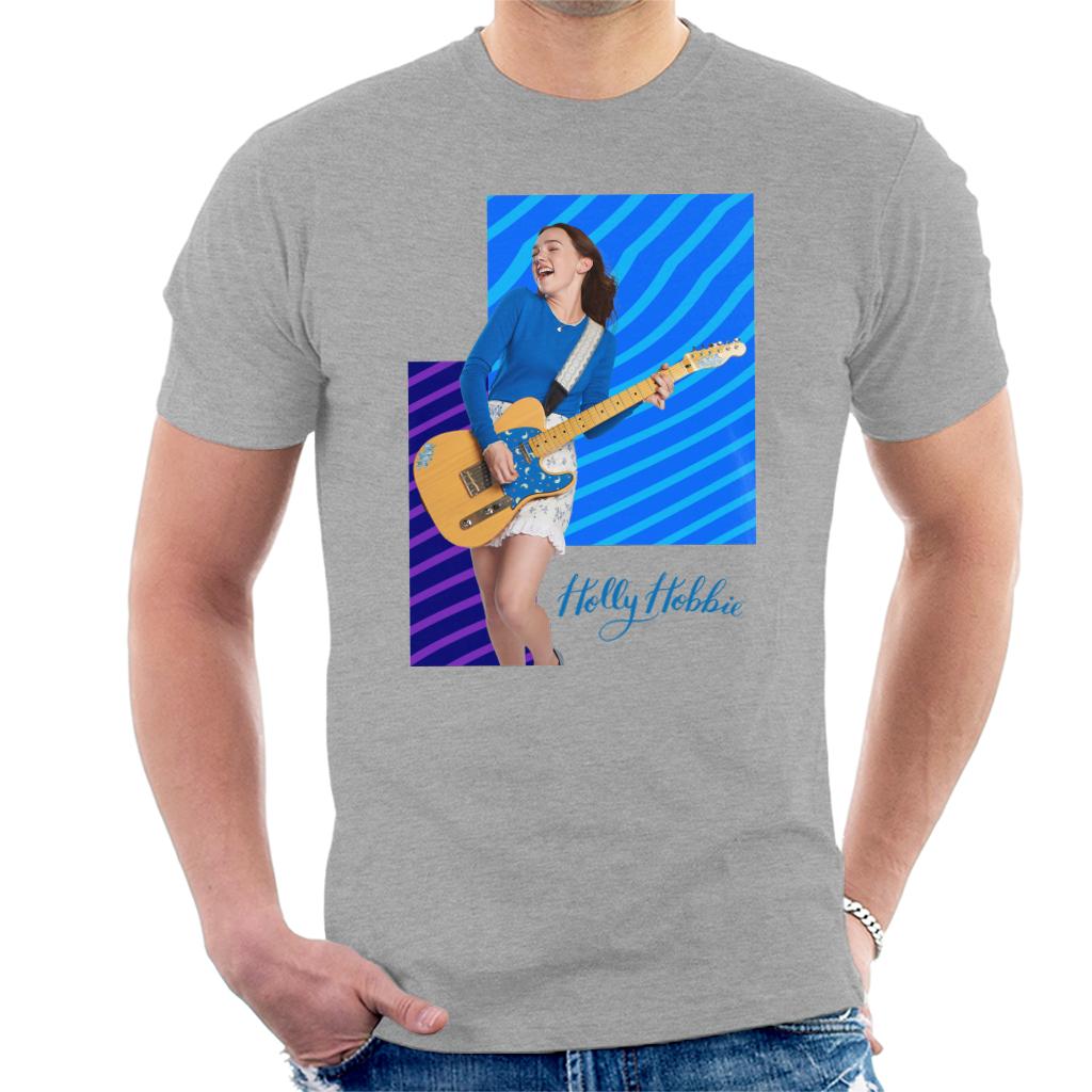 Holly Hobbie Playing Guitar Men's T-Shirt-ALL + EVERY