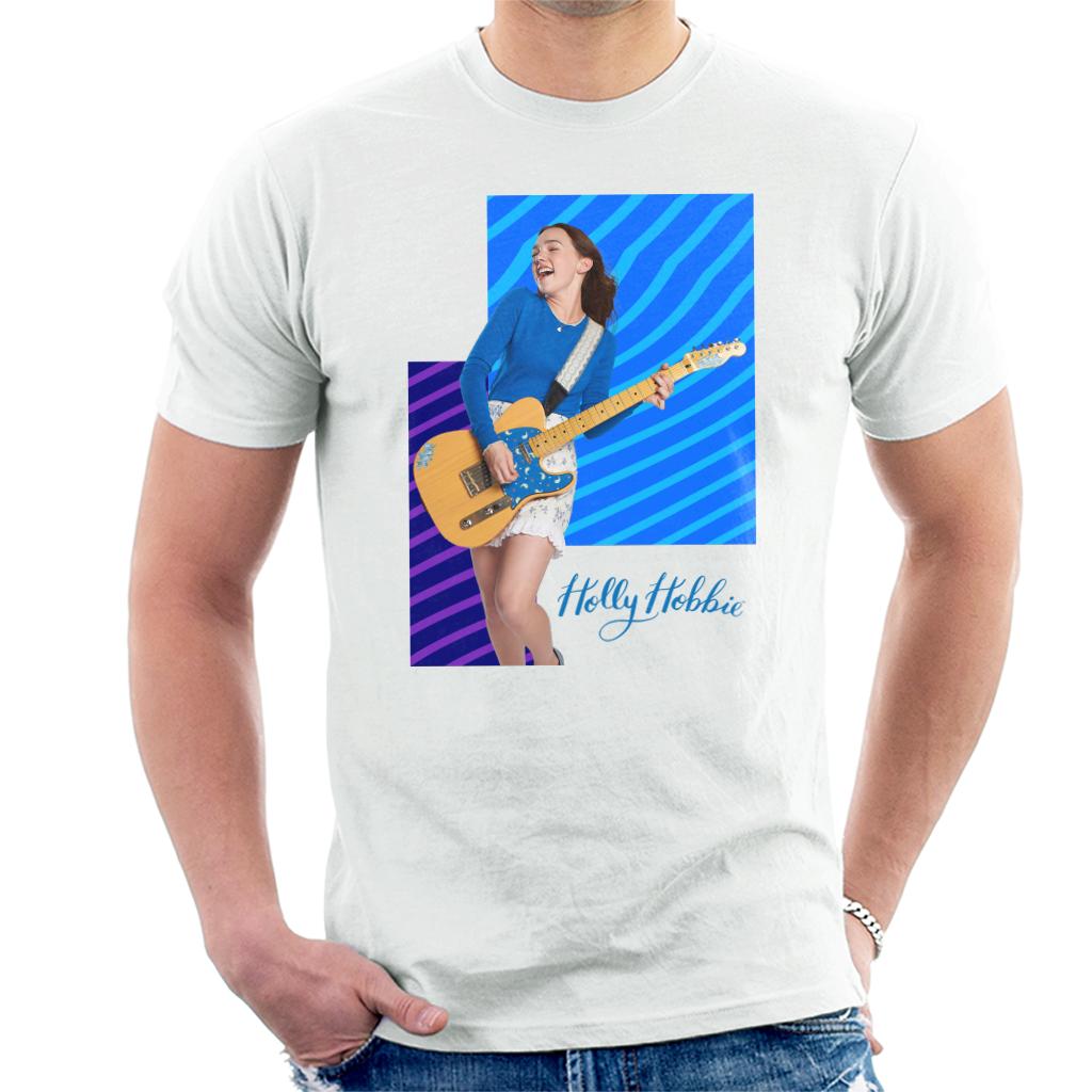 Holly Hobbie Playing Guitar Men's T-Shirt-ALL + EVERY