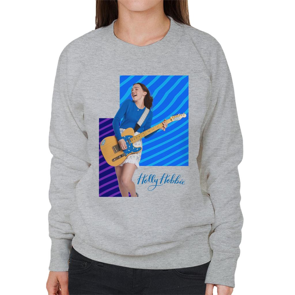 Holly Hobbie Playing Guitar Women's Sweatshirt-ALL + EVERY