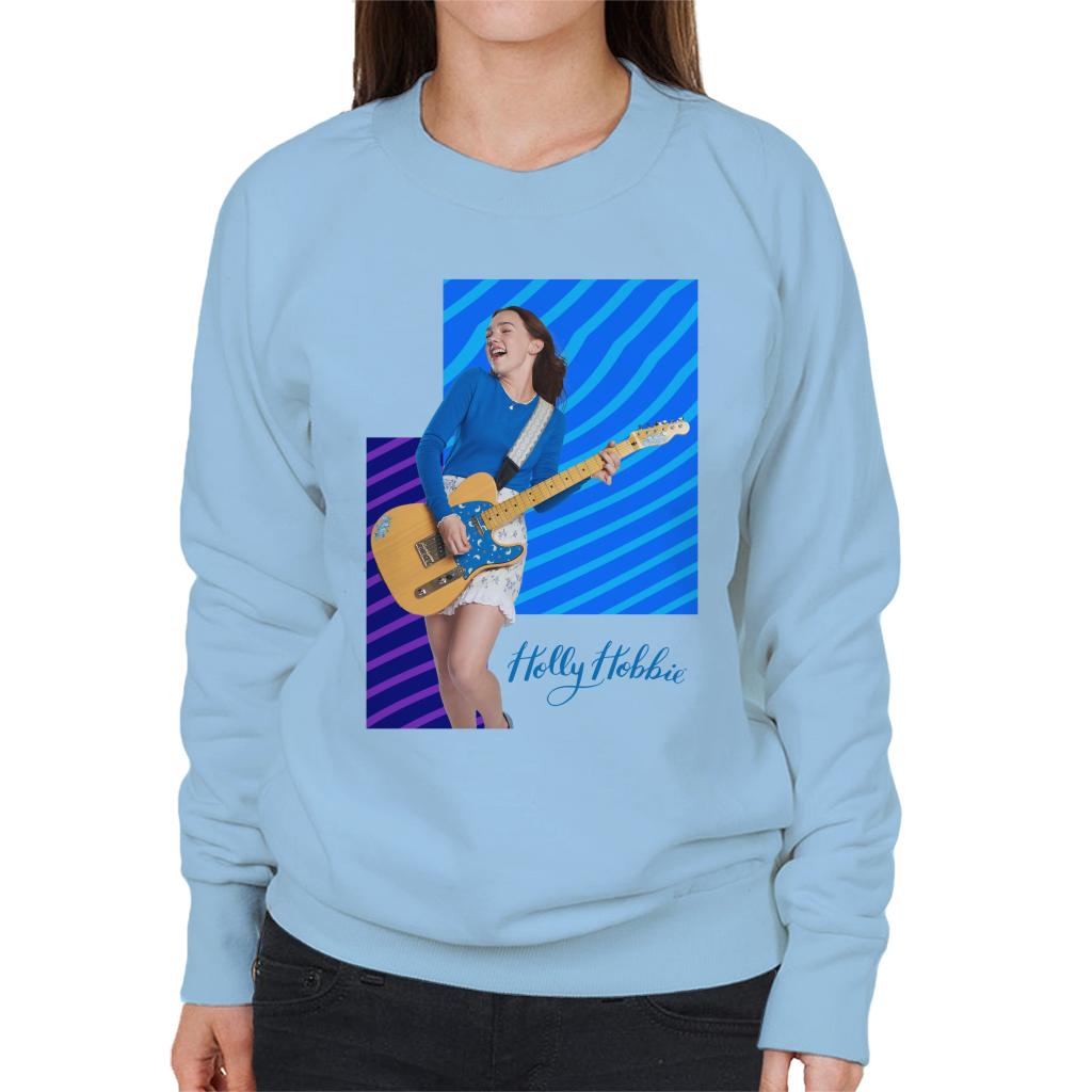 Holly Hobbie Playing Guitar Women's Sweatshirt-ALL + EVERY