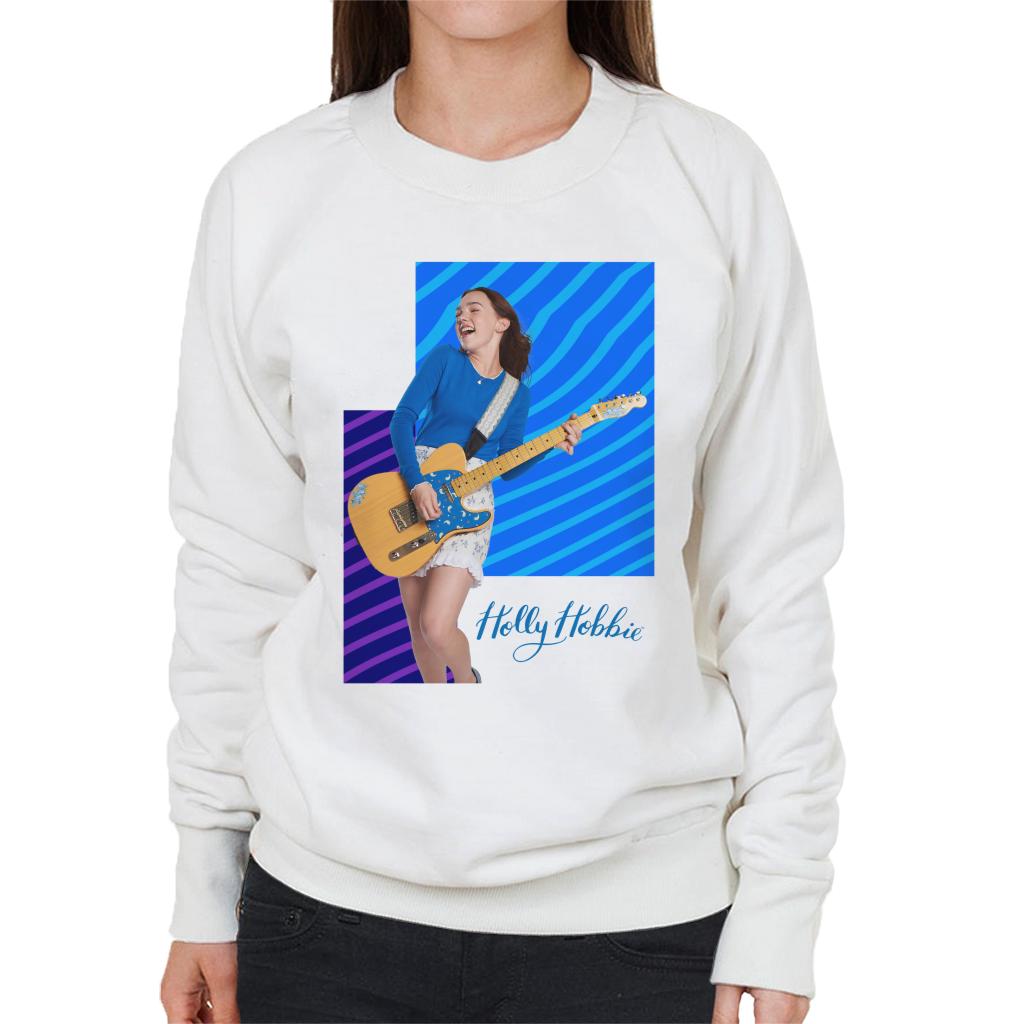 Holly Hobbie Playing Guitar Women's Sweatshirt-ALL + EVERY