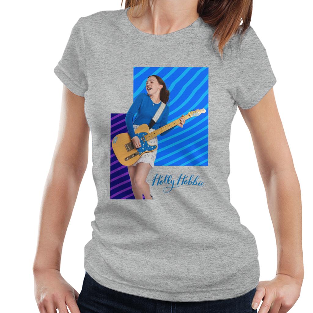 Holly Hobbie Playing Guitar Women's T-Shirt-ALL + EVERY