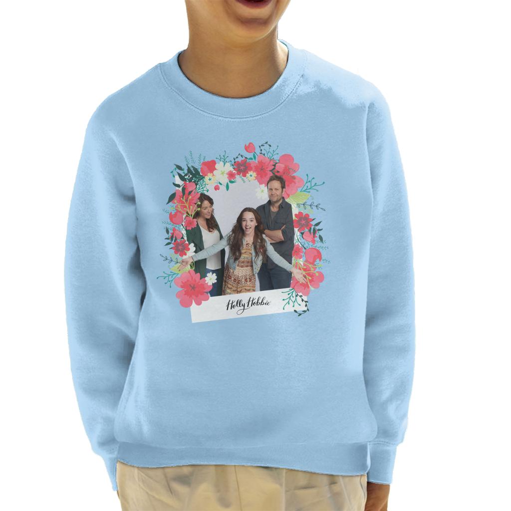 Holly Hobbie With Robert And Katherine Kid's Sweatshirt-ALL + EVERY