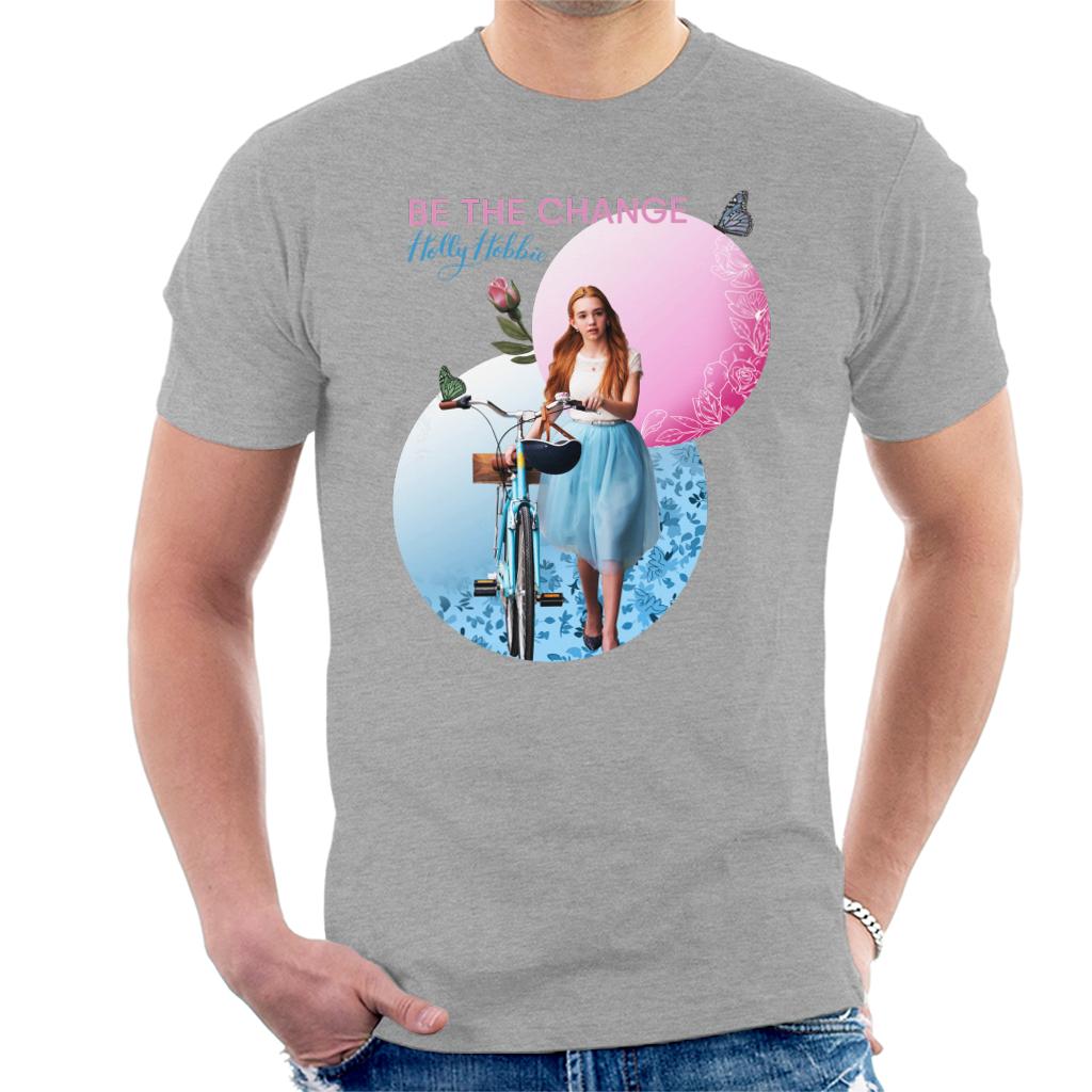 Holly Hobbie Holding Her Bike Men's T-Shirt-ALL + EVERY