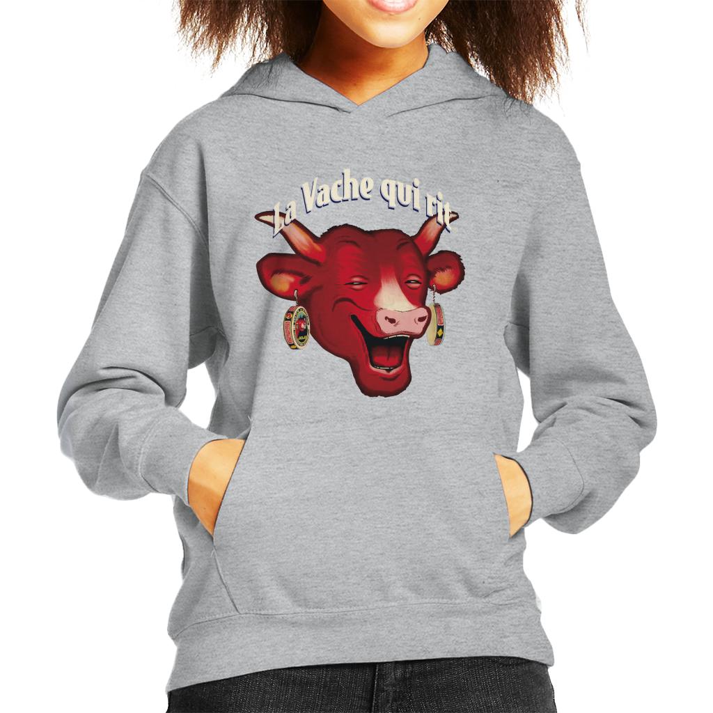 The Laughing Cow La Vache Qui Rit Kid's Hooded Sweatshirt-ALL + EVERY