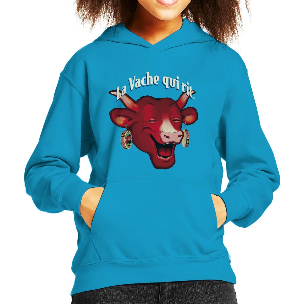 The Laughing Cow La Vache Qui Rit Kid's Hooded Sweatshirt-ALL + EVERY