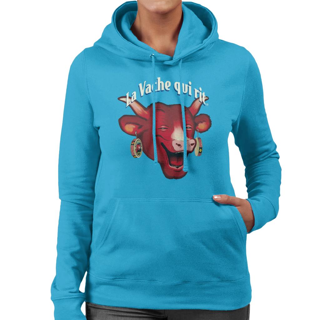 The Laughing Cow La Vache Qui Rit Women's Hooded Sweatshirt-ALL + EVERY