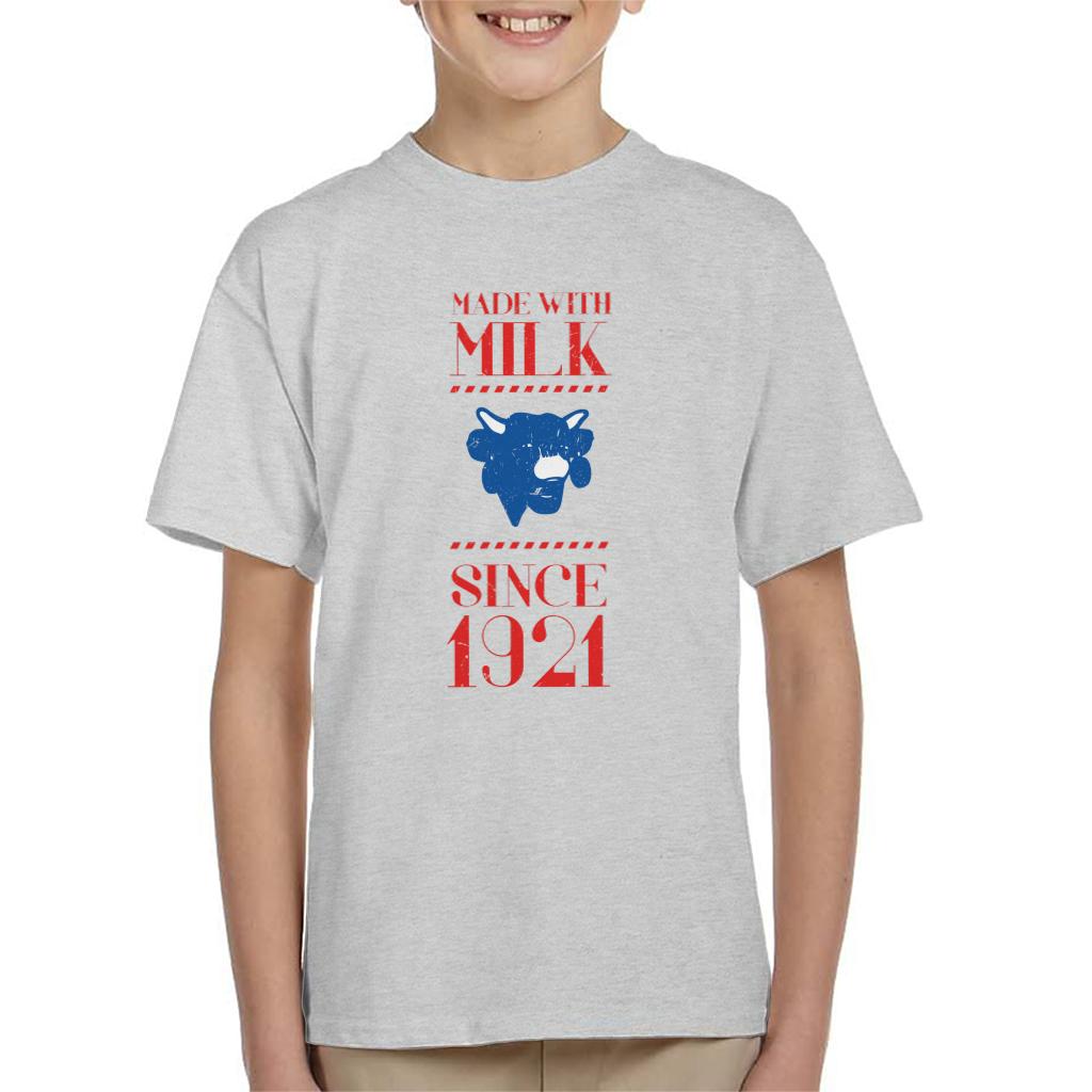 The Laughing Cow Made With Milk Since 1921 Kid's T-Shirt-ALL + EVERY