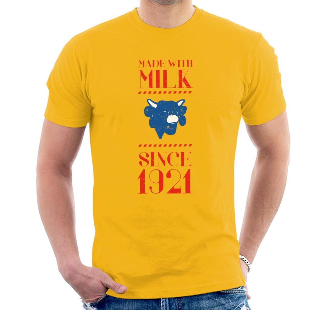 The Laughing Cow Made With Milk Since 1921 Men's T-Shirt-ALL + EVERY