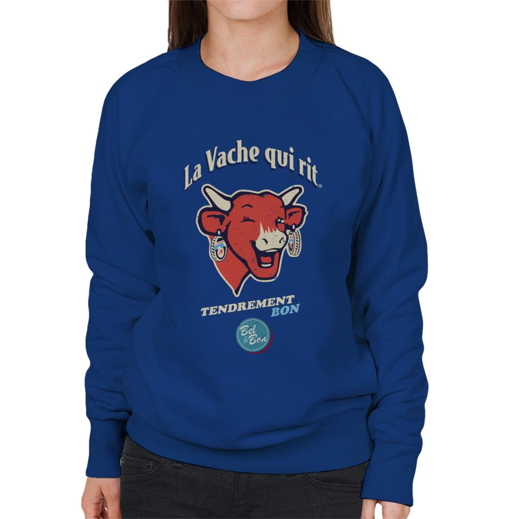 The Laughing Cow Tendrement Bon Women's Sweatshirt-ALL + EVERY