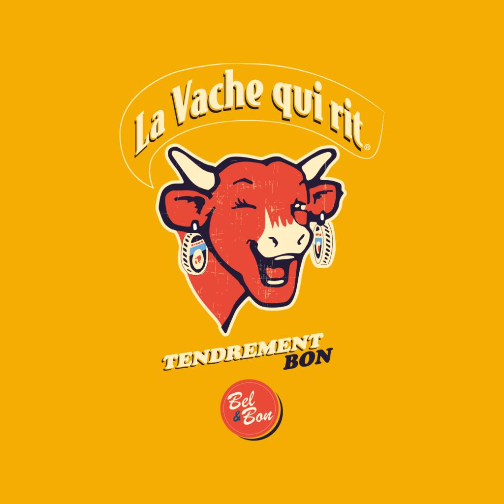 The Laughing Cow French Slogan Women's Hooded Sweatshirt-ALL + EVERY