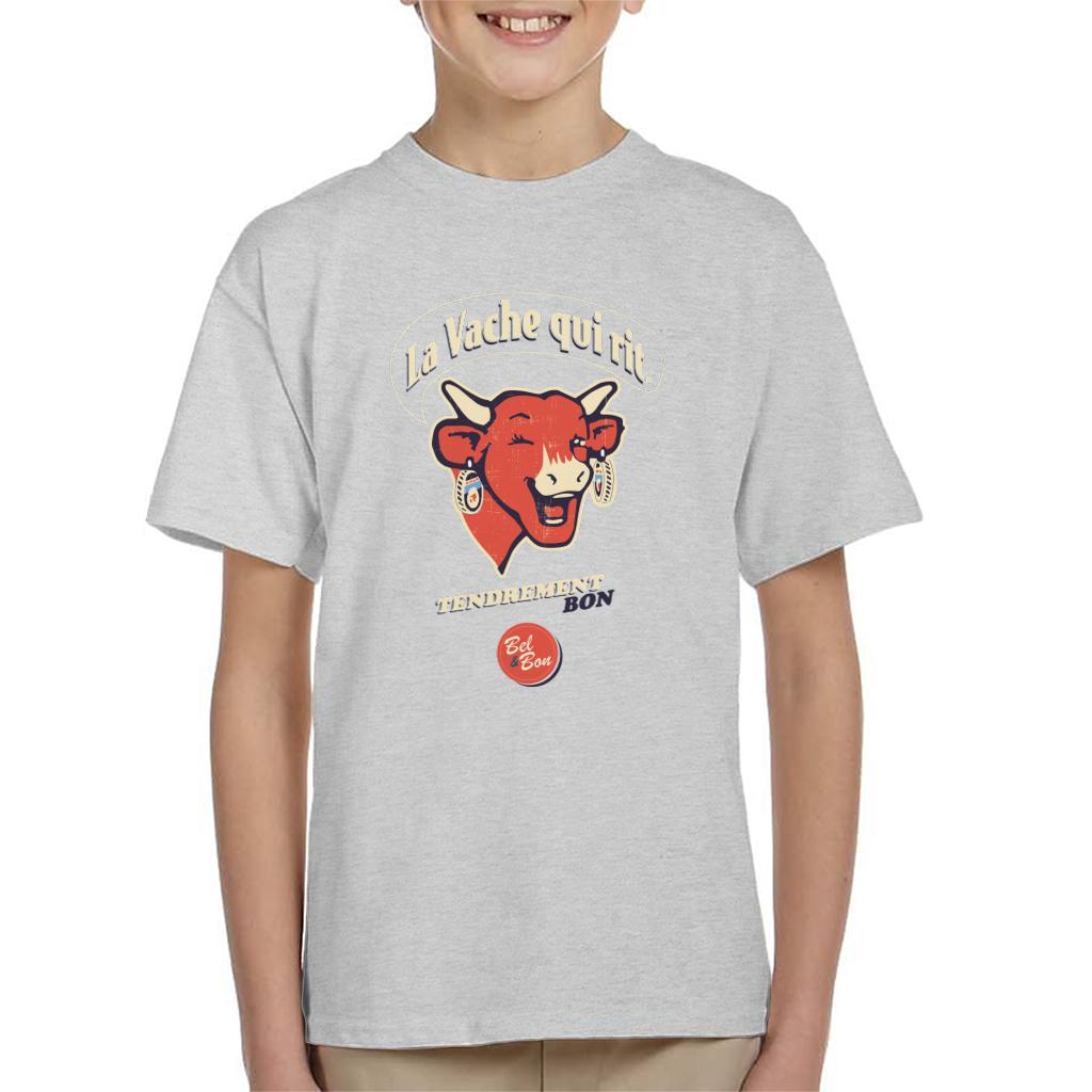 The Laughing Cow French Slogan Kid's T-Shirt-ALL + EVERY