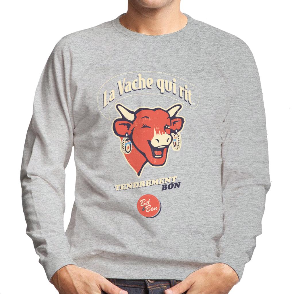 The Laughing Cow French Slogan Men's Sweatshirt-ALL + EVERY