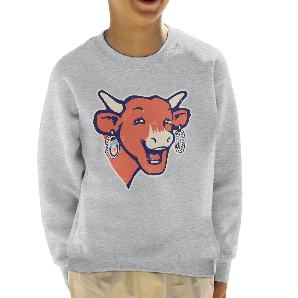 The Laughing Cow Modern Logo Kid's Sweatshirt-ALL + EVERY