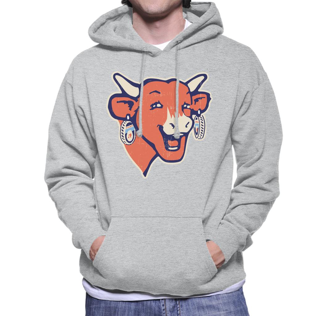 The Laughing Cow Modern Logo Men's Hooded Sweatshirt-ALL + EVERY