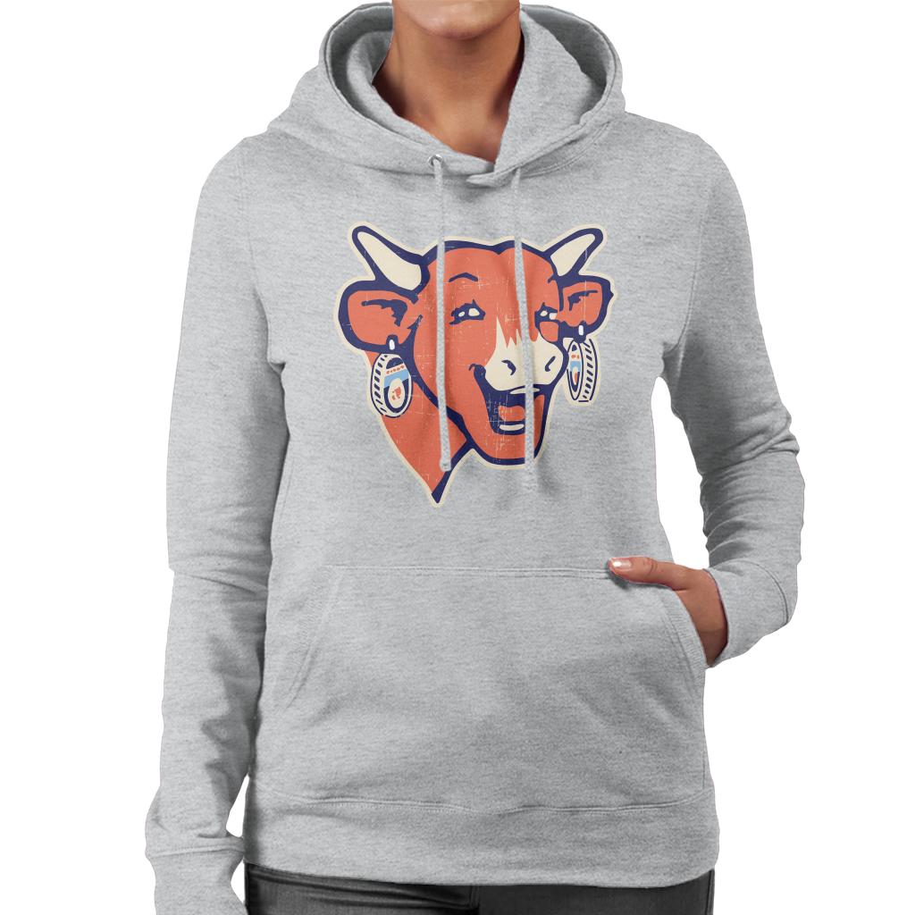 The Laughing Cow Modern Logo Women's Hooded Sweatshirt-ALL + EVERY