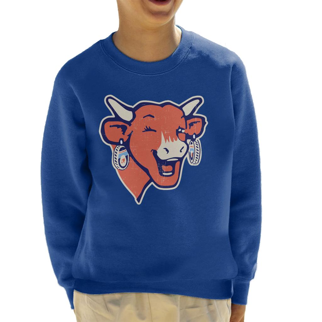 The Laughing Cow Winking Logo Kid's Sweatshirt-ALL + EVERY