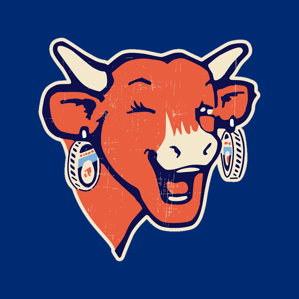 The Laughing Cow Winking Logo Men's Sweatshirt-ALL + EVERY